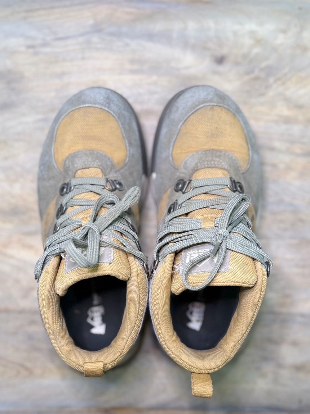 REI Women’s Outdoor Hiker Sneakers in Tan and Gray